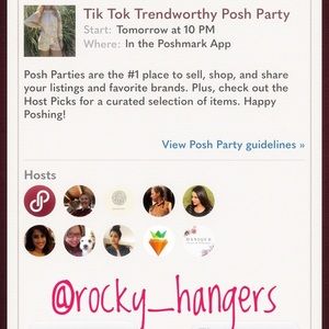 Hosting Tik Tok Trendworthy Party Tomorrow Night!